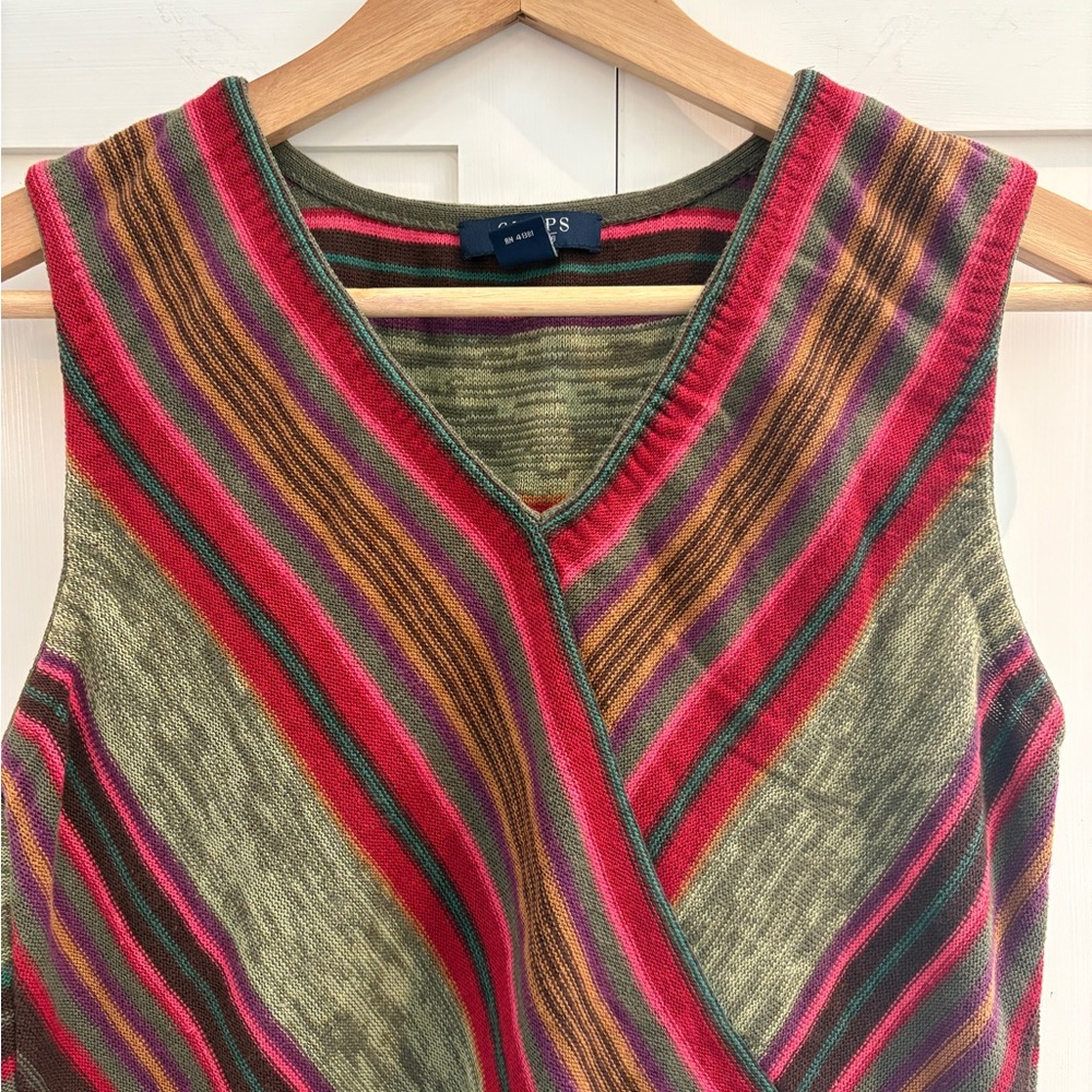 Chaps (Ralph Lauren) striped knit top - Picture 2 of 5